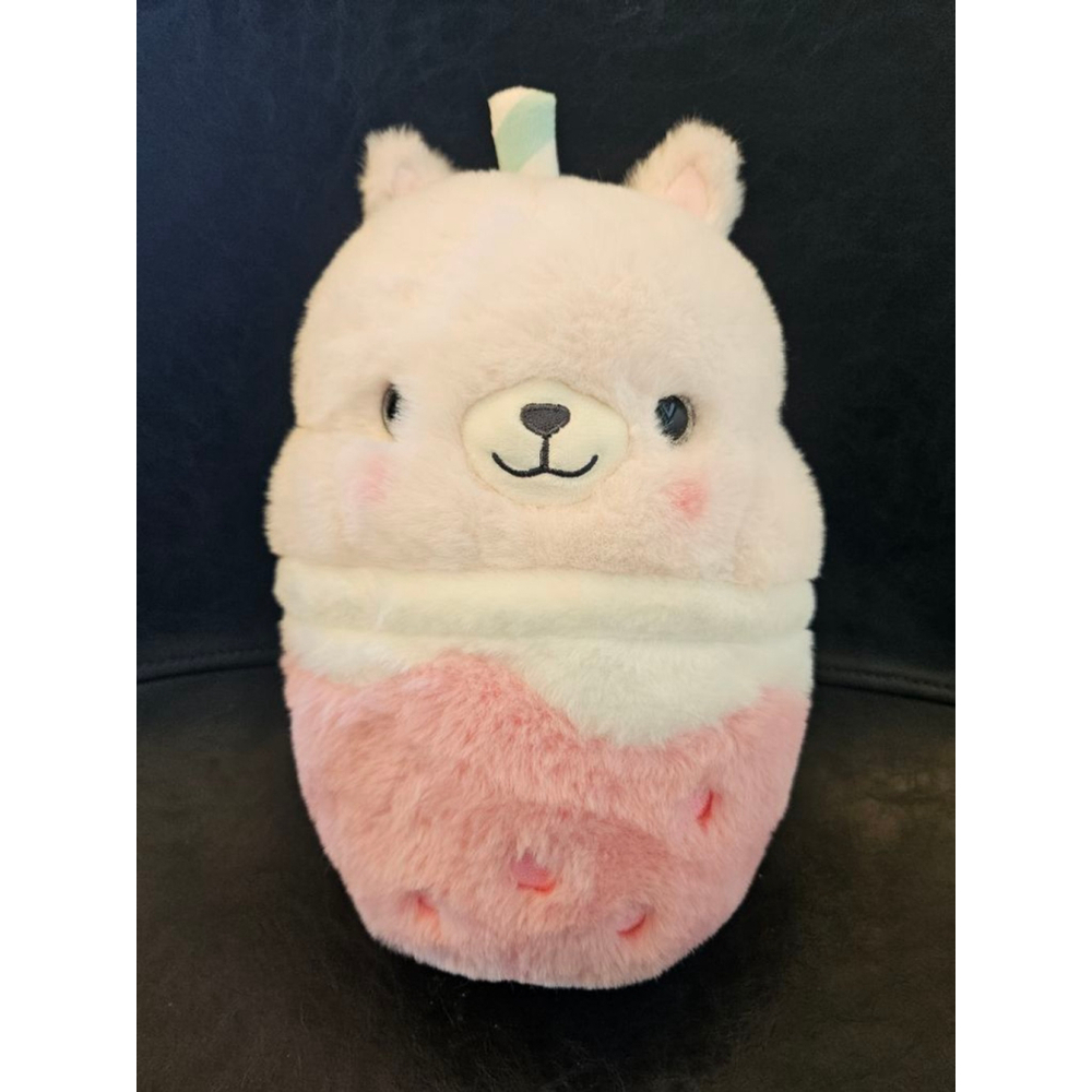 FAO Schwarz Tasties Sweet Friends Llama Strawberry Boba 11 inch Plush